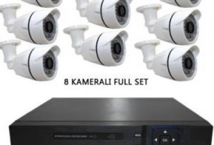 8 kameralı Ful kamera sistemi